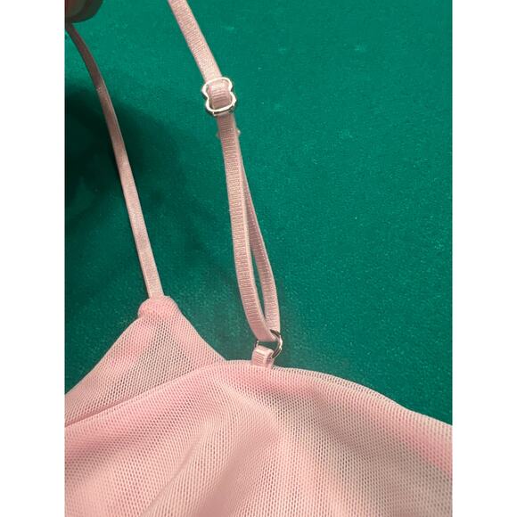 Alo inspired Yoga Airmesh Venus Bralette Bra Size Large Pink - Picture 4 of 4